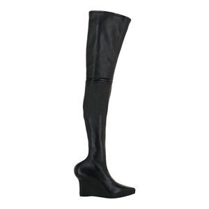 Givenchy Show Stretch-Leather Over-The-Knee Boots Black Womens